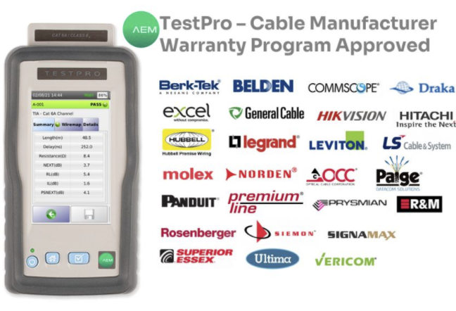 TestPro warranty programs