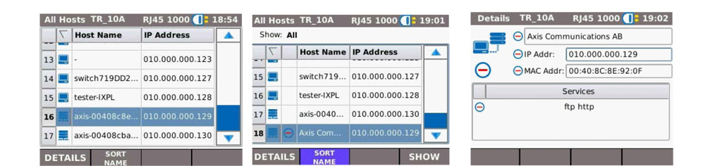 Problemy sieci LAN hosts